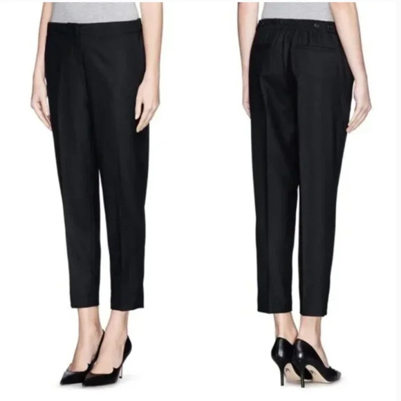 Theory Pants - Theory Padra Admiral Crepe Black Pants Size 12